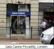 Gala Casino Piccadilly, London.